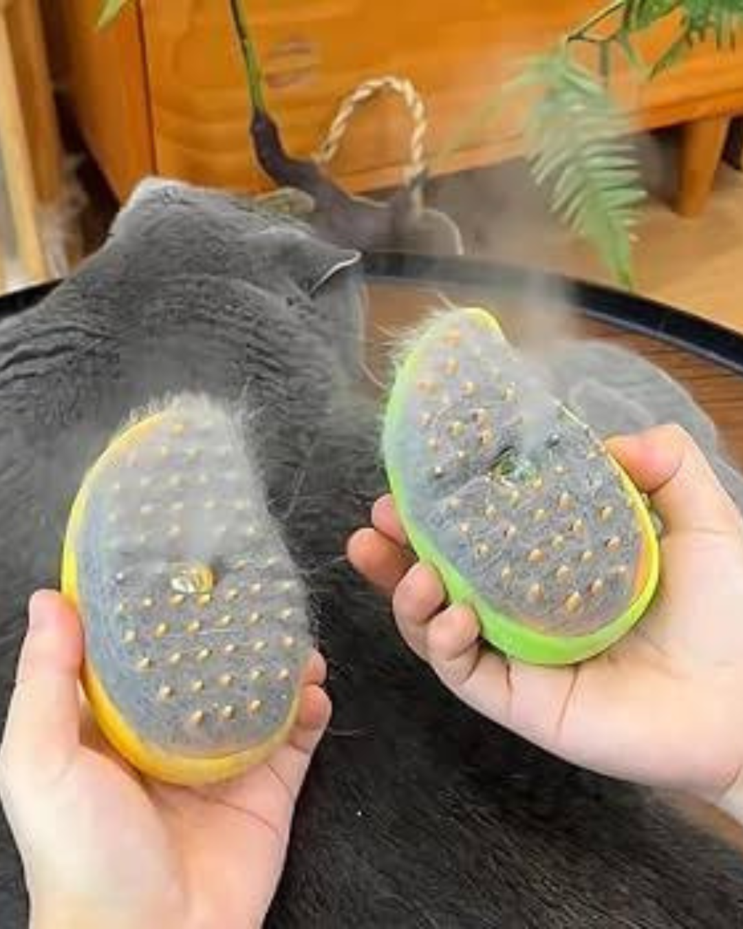 Cepillo a Vapor 3 en 1 Para Mascotas